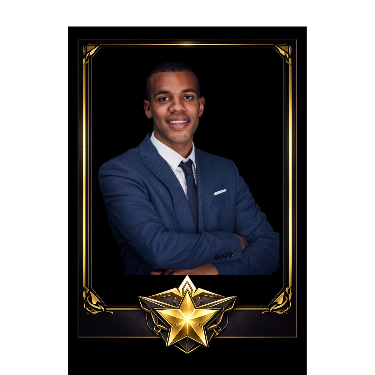 Professional headshot representing individual talent and personal branding